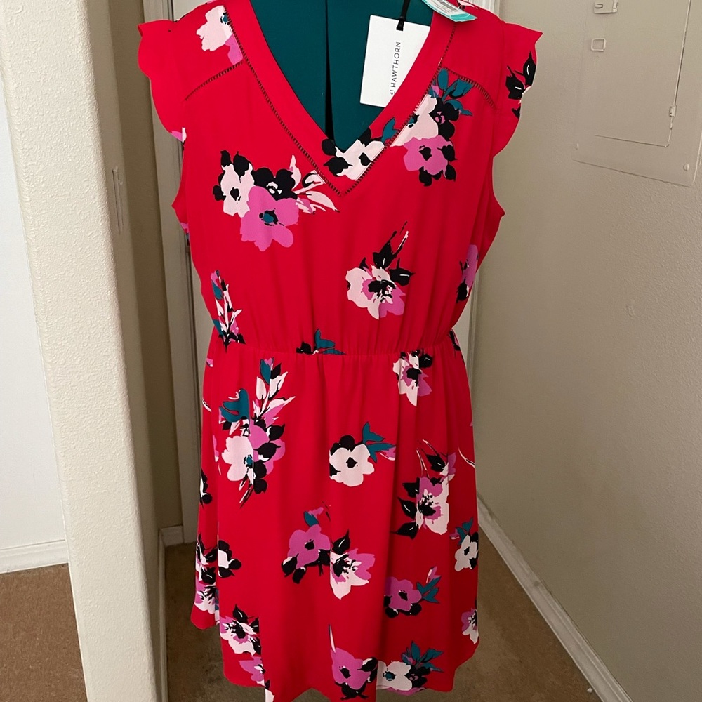 41 Hawthorn Midnight Scallop Detail Dress